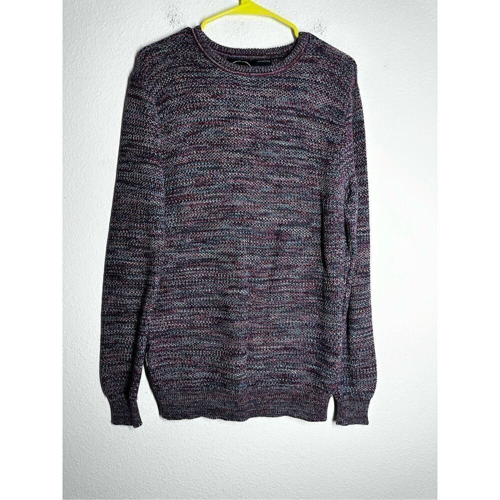 Tom Tompson Denim Jeans Fritz Men’s Cotton Sweater Red Blue Size L